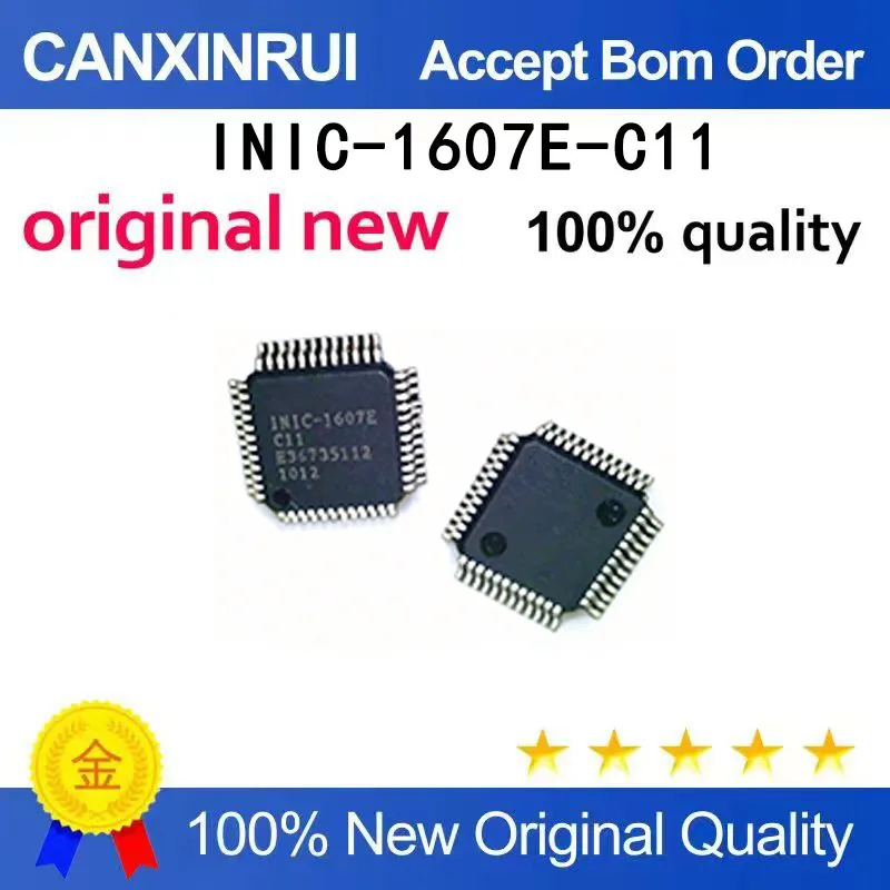 (5-100 pieces)Brand new original INIC-1607E-11 INIC-1607E LQFP48 spot chip