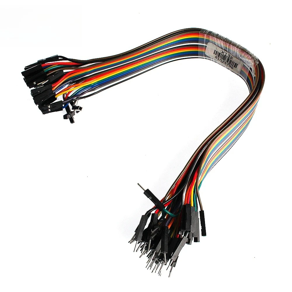 20pin 30cm jumper fio dupont linha macho para macho/fêmea para macho/fêmea para fêmea dupont cabo sortido kit para arduino