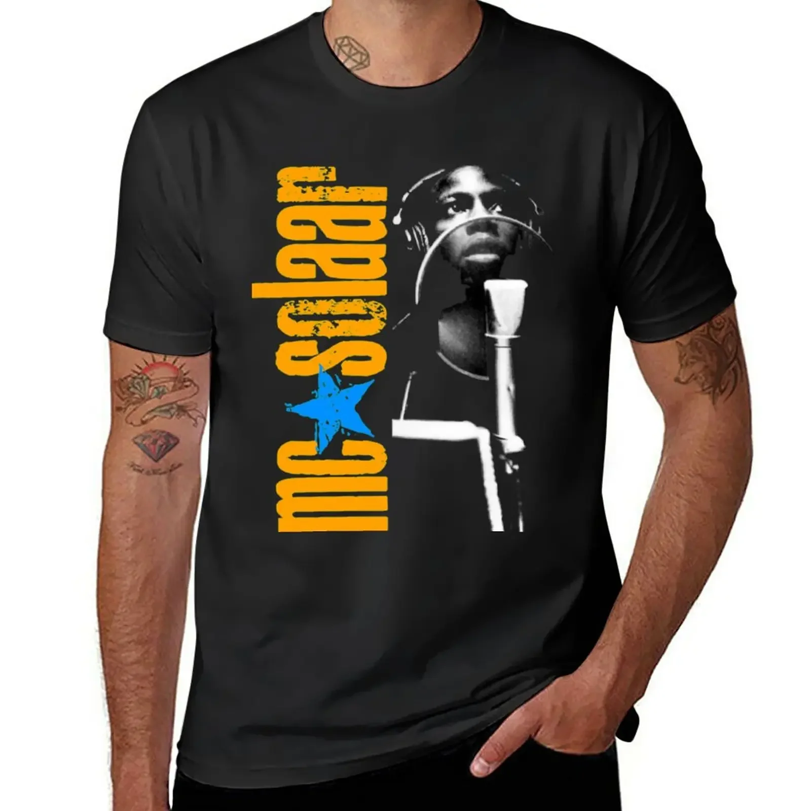 

Mc Solaar T-Shirt oversizeds for a boy sports fans plain black t shirts men