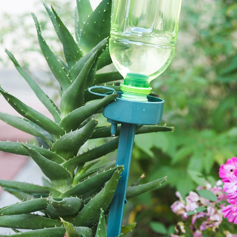 Auto Adjustable Drip Spike Water Bottle Irrigation System Self Dripper Automatic Device For Greenhouse Garden Plant Flower
