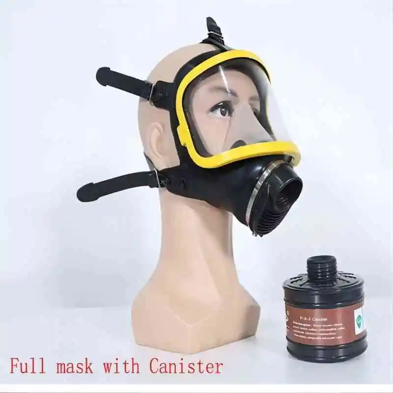 Protective Electric Constant Flow Supplied Air Fed Full Face Gas Mask Respirator System respirator Mask Workplace Safety Supplie