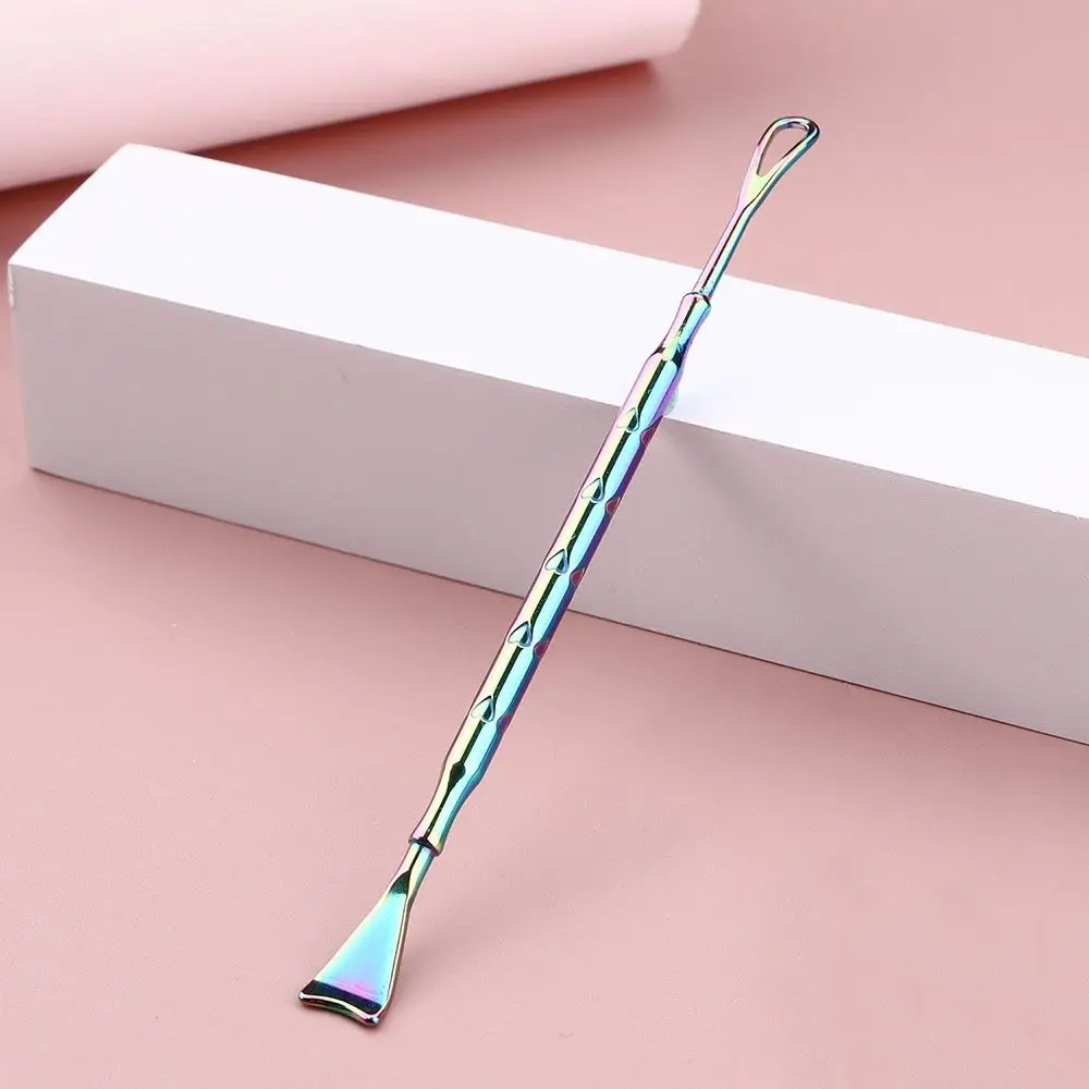 Stainless Steel Blackhead Shovel Leave No Print Manual Blemish Remover Pore Cleanser Acne Treatment Comedone Extractor Women