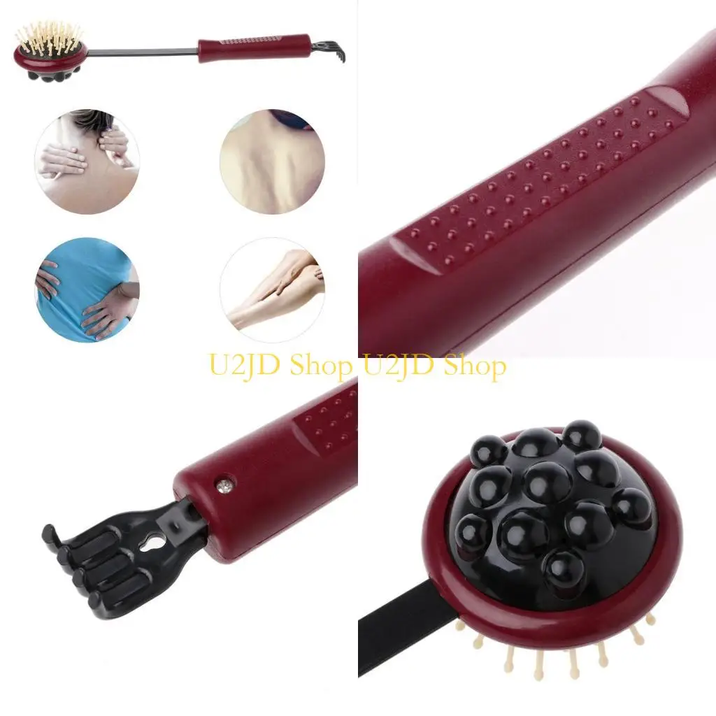 U2JD Double for Back Scratcher Body Massage Tool for Health Care Massager