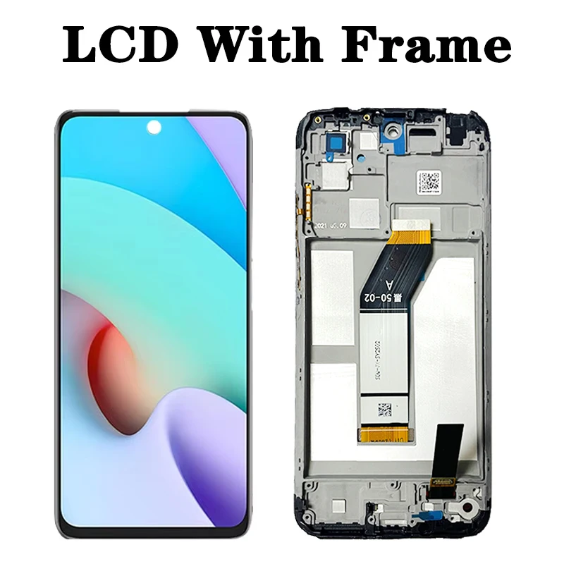 100% Tested For Xiaomi Redmi 10 Prime Display Touch Screen Digitizer Assembly For Redmi 10 LCD Redmi10 2022 Display