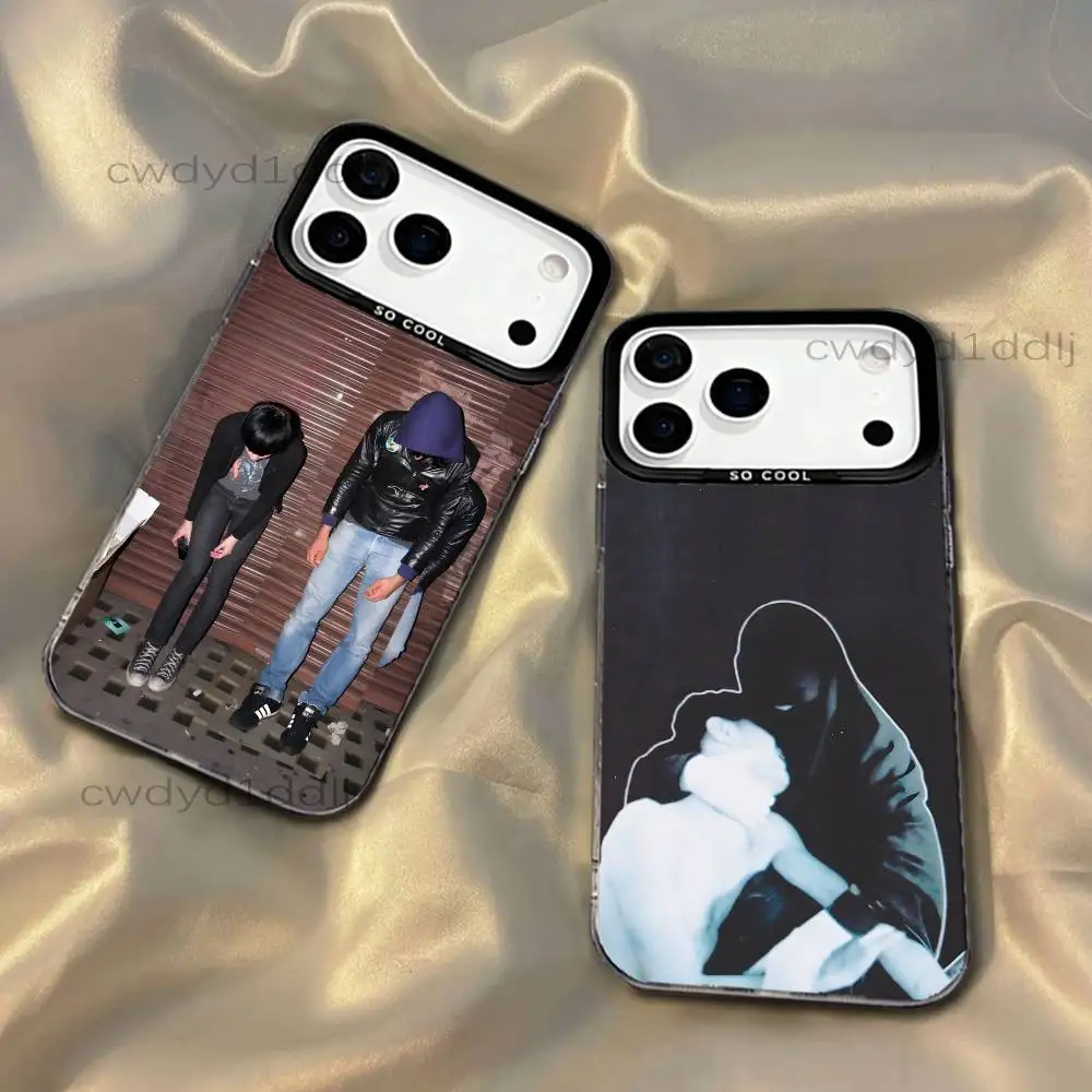 

C-Crystal Castles Amnesty For iPhone 17,16,15,14,13,12,X,8,Pro,Max,Plus,SE4,Air,Mini Black IMD Matte Case
