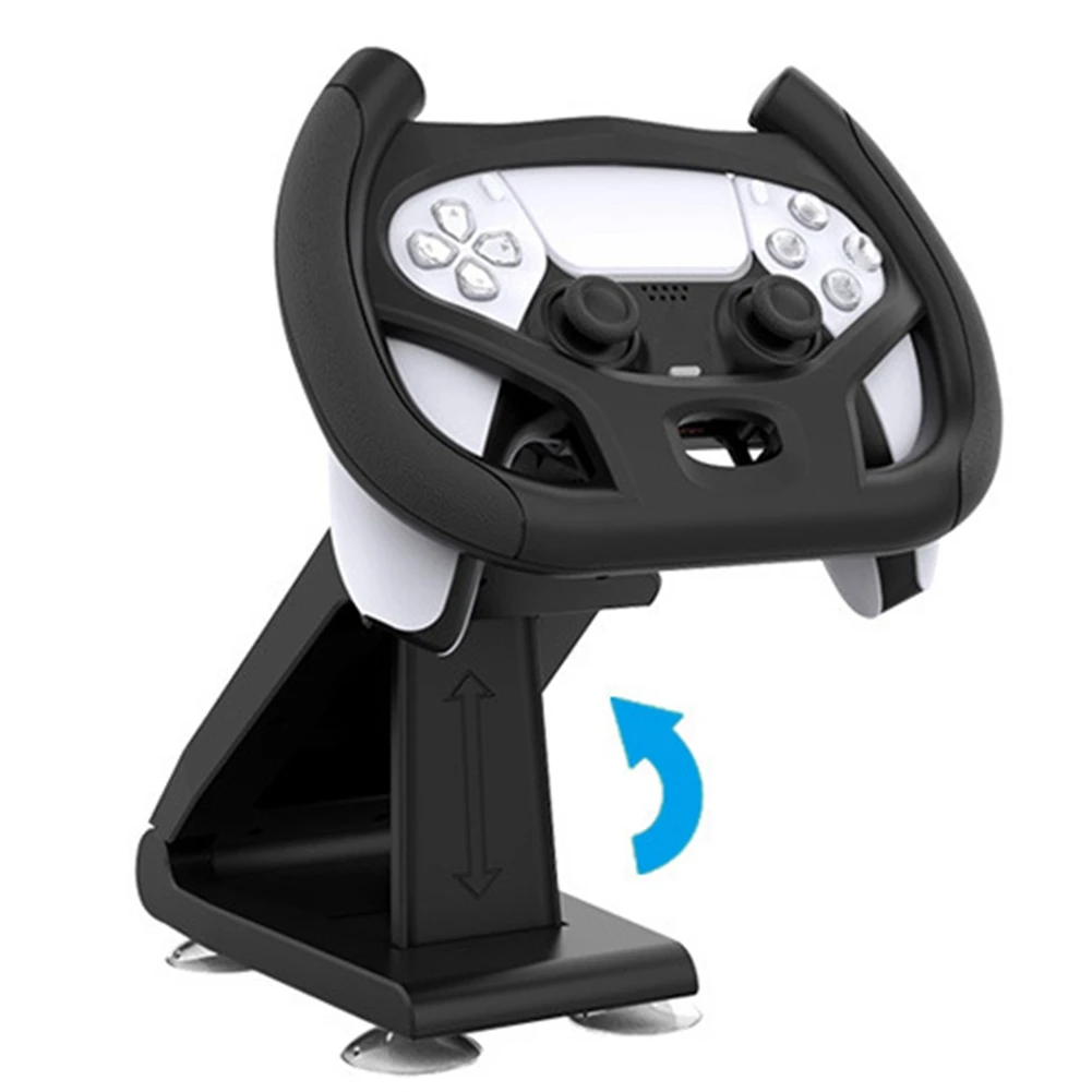 Multi Axis Steering Wheel Races Gaming Handle Holder for PS5 Racing Game Handle Bracket for Playstation 5 Games