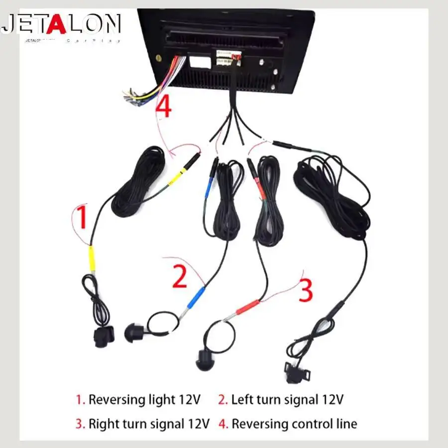 

1080P Car 360° Panoramic System Camera For Android Multimedia Screen Build In 360 Function