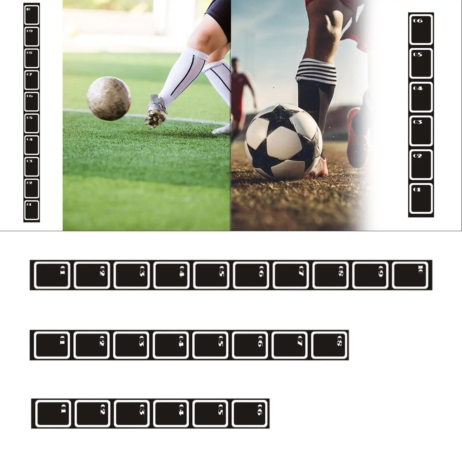 민첩성 훈련 사다리 매트 휴대용 훈련 장비 축구 속도 사다리 발 훈련 발놀림 피트니스 축구 운동