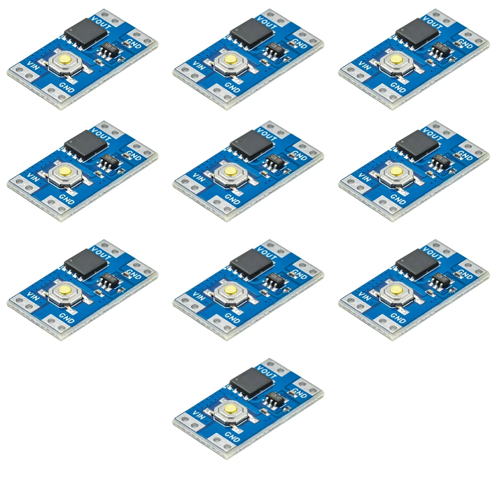 10pc/5pc XL-10AL XL-10AH Single Bond Button Bistable Micro One Key Switch Module 3.5-5.4V 4.5-26V 300nA 1.3uA Load 10A Low Power