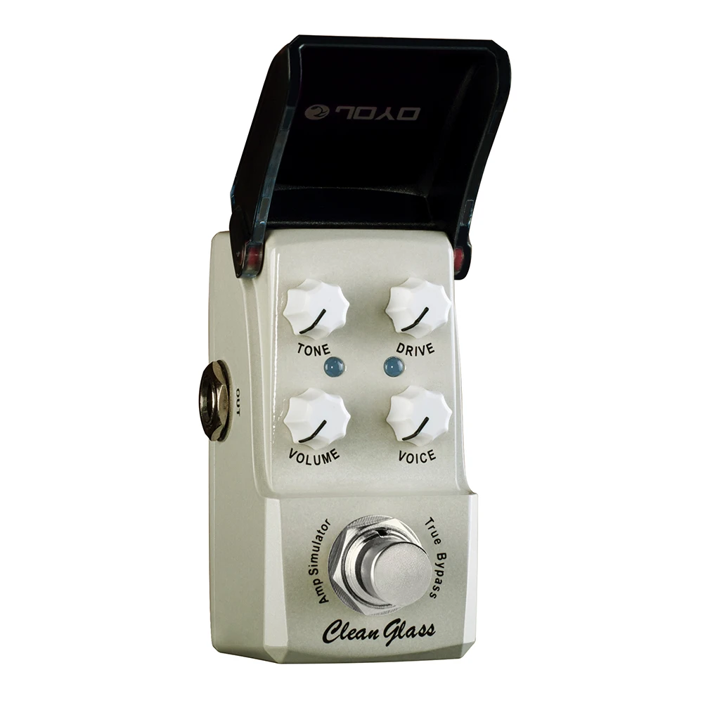 JOYO JF-307 CLEAN GLASS Amplifier Simulation Pedal Classic Amp Sound Guitar Effect Pedal Delivers Amazing Lead Sound