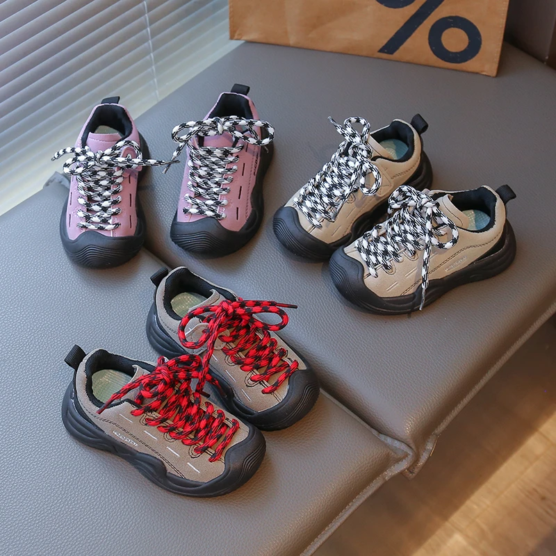 

2025 Spring Autumn New Children Casual Shoes for Girls Boys Fashion Korean Style Soft Bottom Anti-slippery Versatile Sneakers