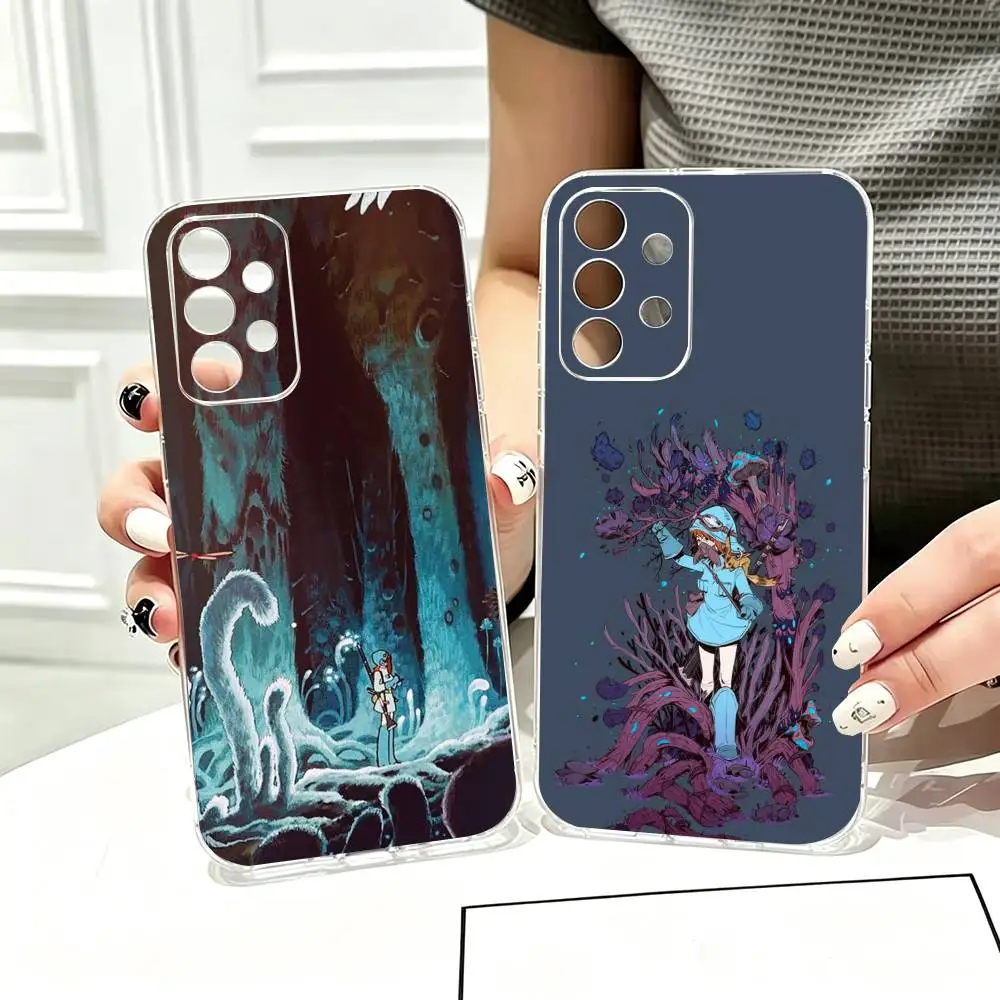 A-Anime N-Nausicaa Phone Case Transparent Silicone Soft For Samsung S25,S24,S21,S22,S23,S30,Ultra,S20,Plus,Fe Gift