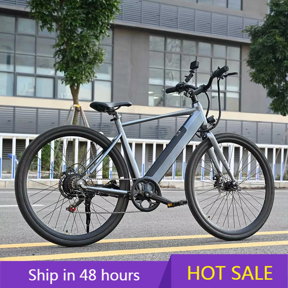 

POWER LEAP Wholesale Custom 700C Electric Road Bike Fashionable E-Bike 36V Rear Hub Motor Available EU US Warehouses for Adults