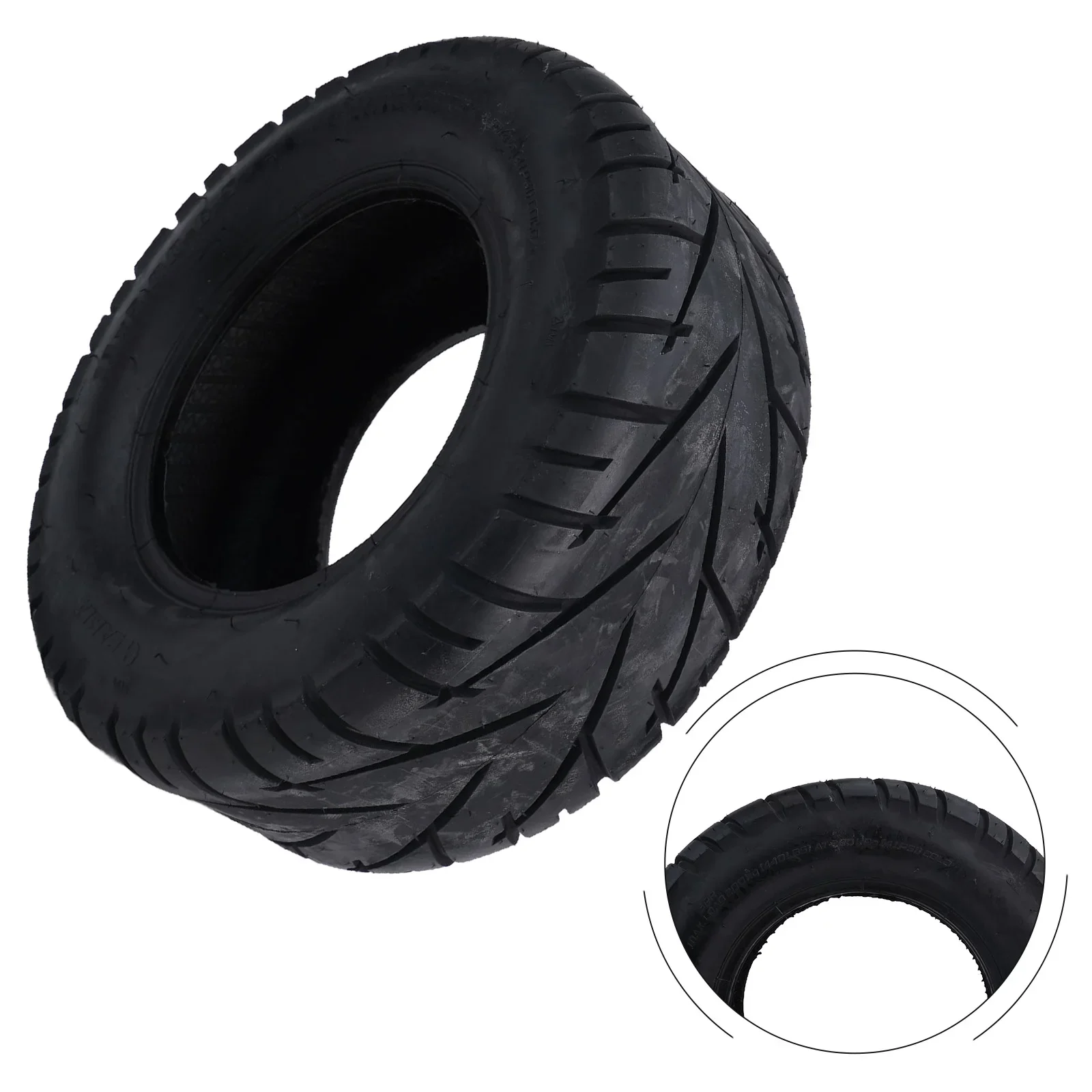 13 Inch Tubeless Tyre Tire Accessories Easy Installation Replacement Wear-Resisting For Electric Scooter Karting