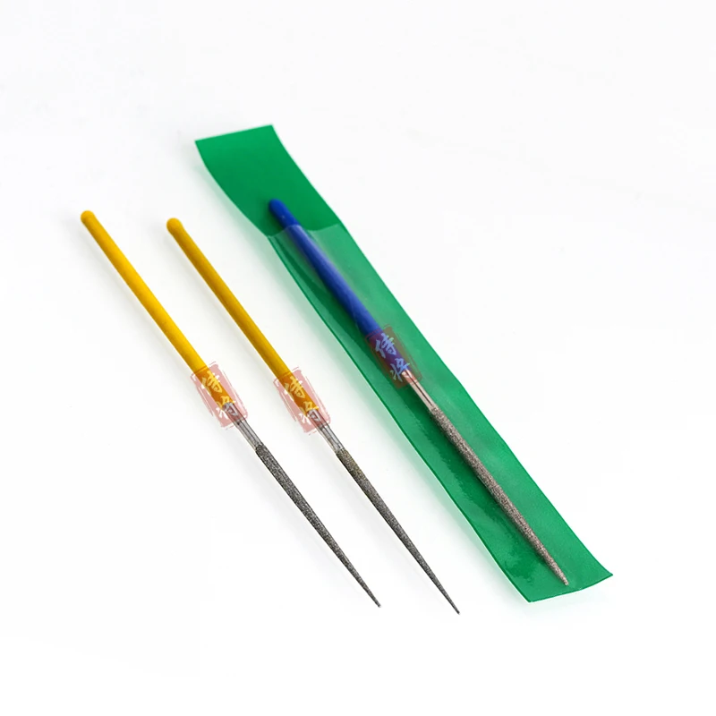 Dia.2mm Small Round Diamond Needle Files Customizable Alloy Hand Tools For Grinding Metal Jewely Stone Wood ect