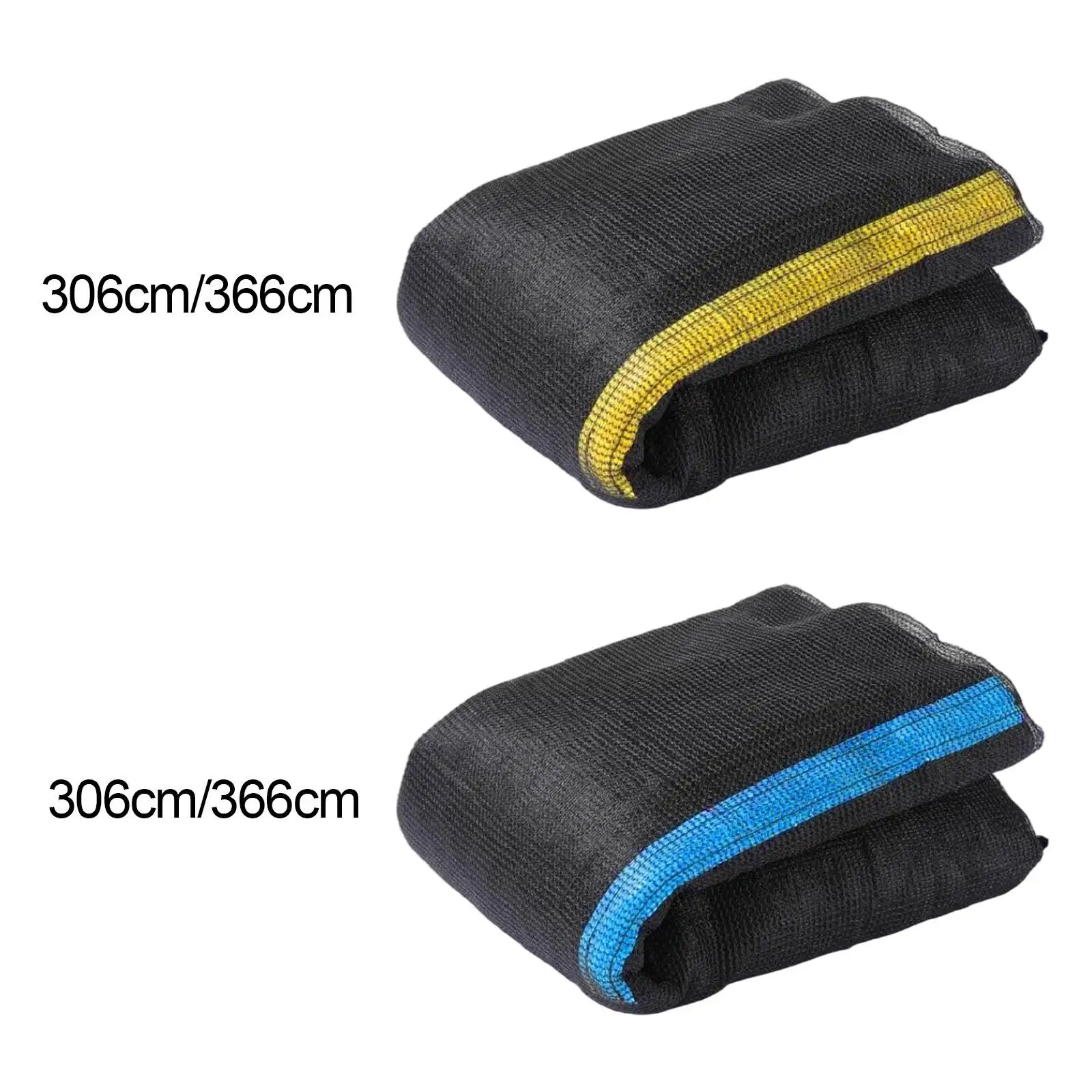 

Trampoline Net Woven Protective Net without Poles for Indoor Outdoor for Round Frame with Zipper Mesh Trampoline Safety Net