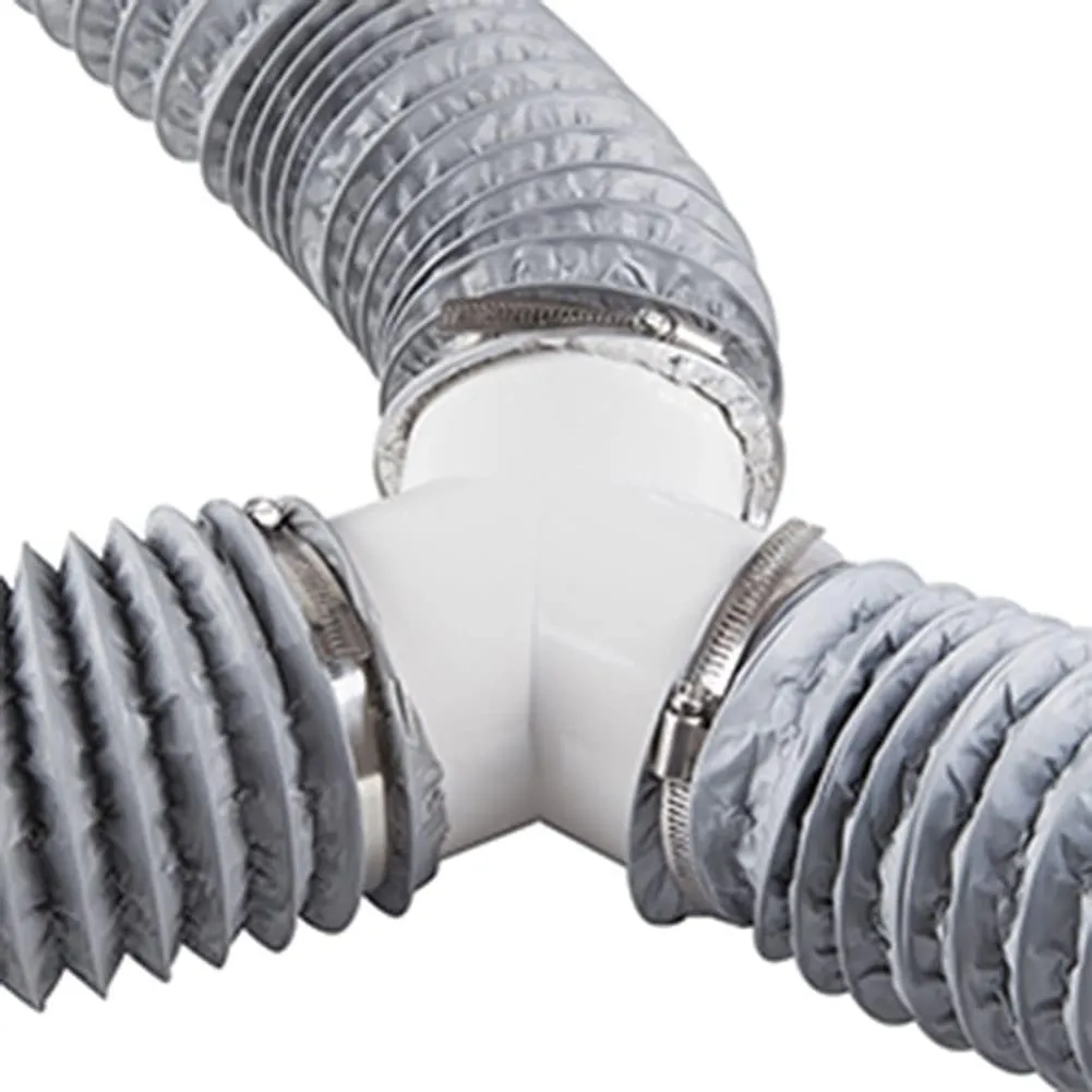 Ventilation for exhaust For Hose Adapter with Y Shaped 3 Way Splitter Compatible with Different for exhaust Fans and Ducts