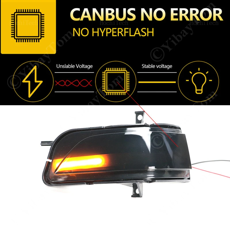 Per Honda CRV CR-V 2007 ~ 2011 LED Dinamico Segnale di Girata Lampeggiante Sequenziale Specchio Laterale Indicatore Luce 2010 2009 2008 Accessori