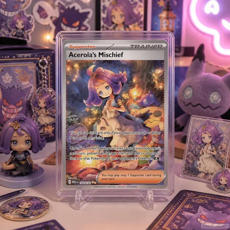 Acerola's Mischief 183/132 en DIY  Collection Cards Self Made Single Card Classic Game Anime Card Gift Toy 5PCS 10PCS Set