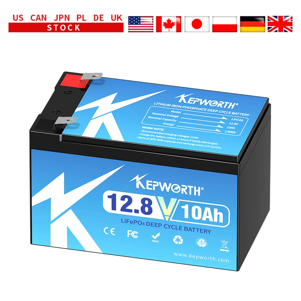 Newest LifePo4 Battery 12v 6Ah 10Ah 12Ah 20Ah 25Ah 30Ah Built-in BMS Supply Run in Series or Parallel Perfect for Riding Toys