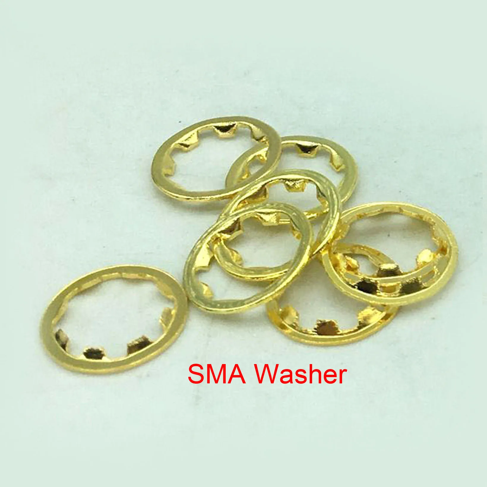 10 set, 100 set 6,35 mm 1/4 - 36UNS-2B Dadi a vite SMA/Rondelle distanziatrici/Molla per standard femmina RP-SMA / SMA da Φ6 mm
