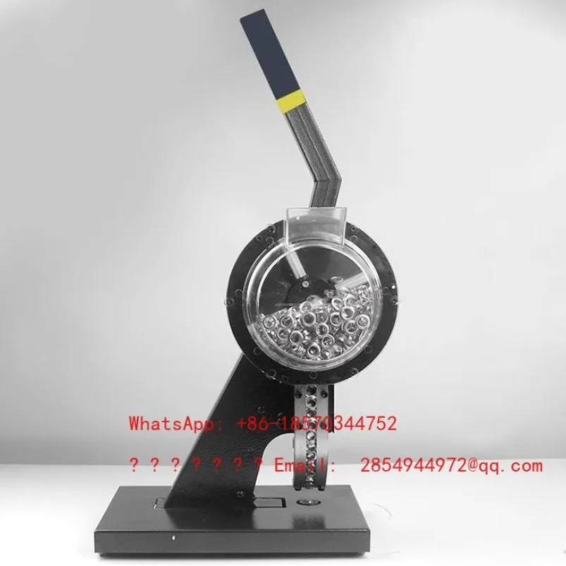 Ljy10mm Semi-automatic Buckle Machine Inkjet Photo Punching Machine Banner Cloth Buckle Spot Quick Delivery