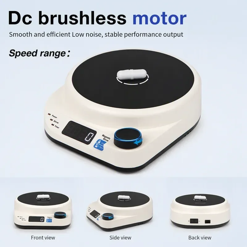 3L/5L Basic/Digital Magnetic Stirrer Adjustable Vortex Mixer with Stir Bar Timer Function Magnetic Mixer Laboratory Supplies