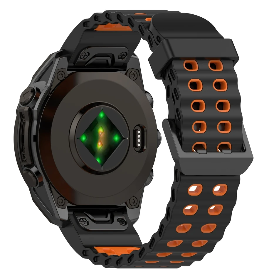 22mm 26mm QuickFit Silikonarmband für Garmin Fenix 8 Pro 8 E 7X 7 6X 5Plus/Epix Gen 2/Enduro 3 2/Instinct 2X Armband Uhrenarmbänder