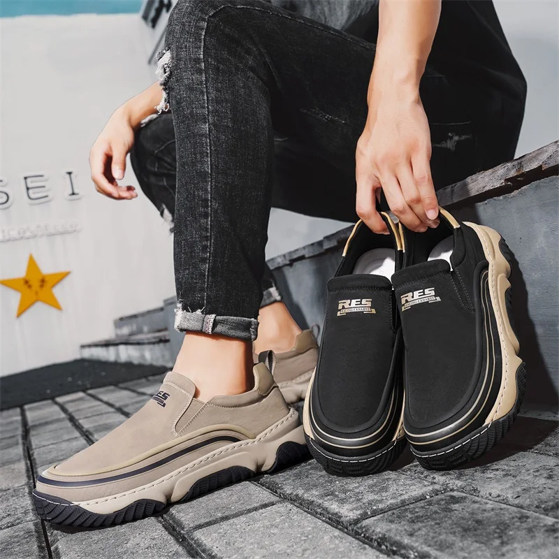 

Four-season Style Multi-color Soft-soled Low-top Round-toed Lightweight Fashionable Wear-resistant High-quality Casual Shoes