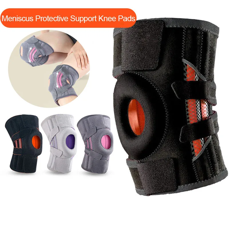 

Fitness Knee Support Braces Elastic Sport Compression Knee Pad Sleeve For Running Cycling Skiing Basketball Volleyball