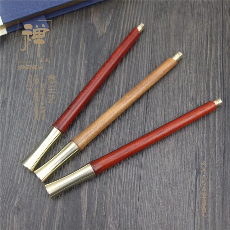 

Ручка-роллер BALAOYE Brass Sandalwood Neutral Gel Pen, черная, 0.5 мм, коллекционная, деловая, мужская, элитная, для подписи, подарочная, для письма