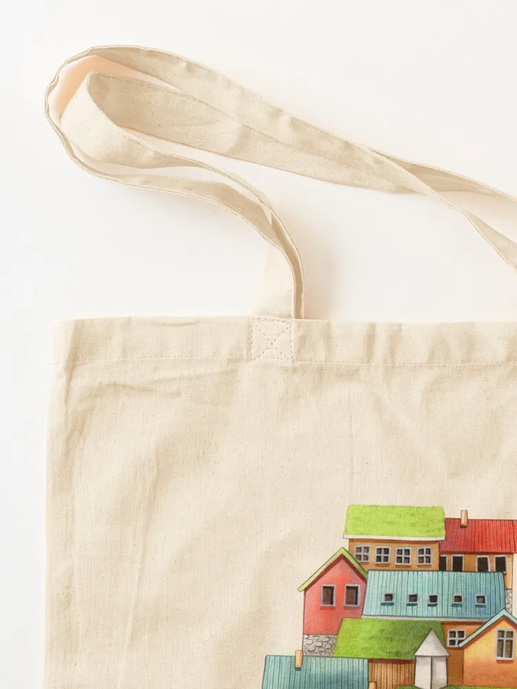 جزر فارو، الدنمارك حمل حقيبة سيدة حقيبة صديقة للبيئة حقيبة تسوق قابلة للطي حقائب سيدة #3