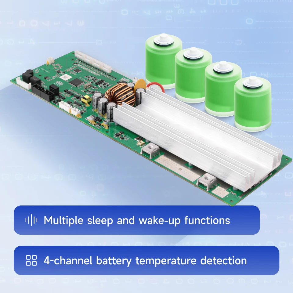 PACEex 16S 150A Household Energy Storage Battery Protection Board Home Lithium BMS Current Limited 20A with Bluetooth Wifi