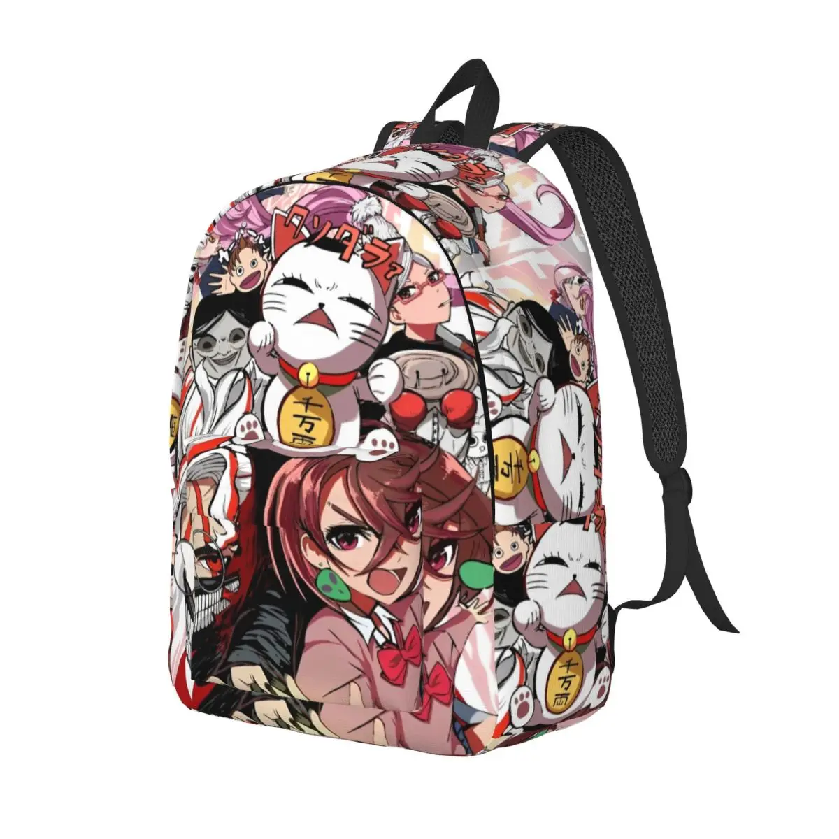 Cartoon Manga Dandadan Backpack for Men Women Teenage Student Business Daypack Action Comedy Laptop Shoulder Bag Lightweight