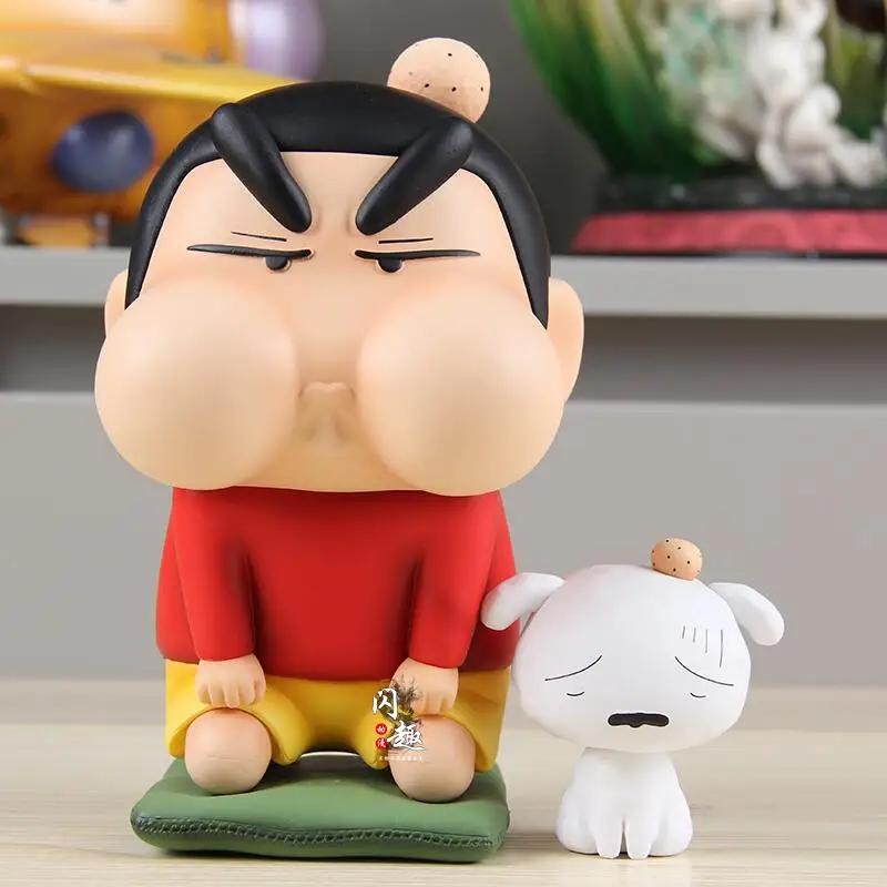 

13-17cm Crayon Shin-Chan Noob Series Punishment Kneel Down Xiaoxin Figure Gk Trendy Toys Q Version Doll Anime Ornaments Gift