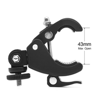 Camera Tripod Mount+Adapter Handlebar Clamp Roll Bar for Hero 1 2 3 3+ New