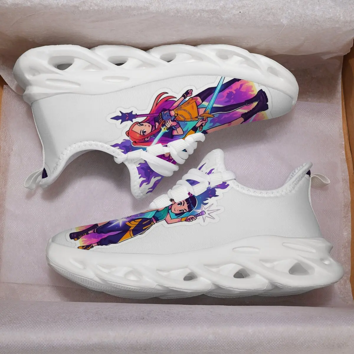 Sepatu Lari Unisex 2025 Pria Wanita Ringan Berbahan Mesh Bernapas Nyaman Datar Lembut Sepatu Tenis Musim Panas Sneakers Bertali Pria