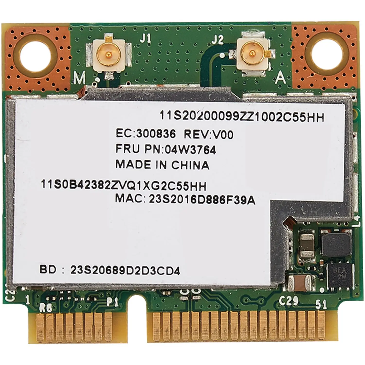 BCM943228HMB 04W3764 WIFI Wireless Bluetooth 4.0 Half MINI PCI-E Card Compact for Lenovo E130 E135 E330 E335 E530 E535 E430