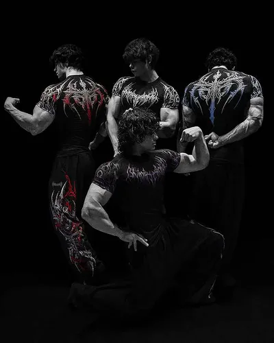 Camiseta de gimnasio para hombre, camiseta musculosa con estampado gótico oscuro, alta elasticidad y secado rápido, ejercicio para entrenamiento de culturismo, verano 2025