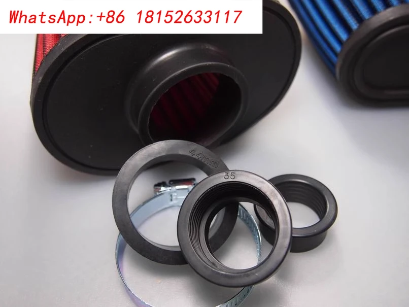 فلتر هواء موصل 35/44/50 مم، سيارة قديمة غير KN قابلة للغسل #5