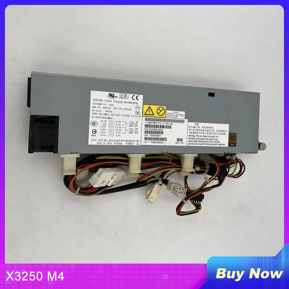 

For IBM X3250 M4 Server Power Supply FSA008 FSA049 00AL203 00AL207