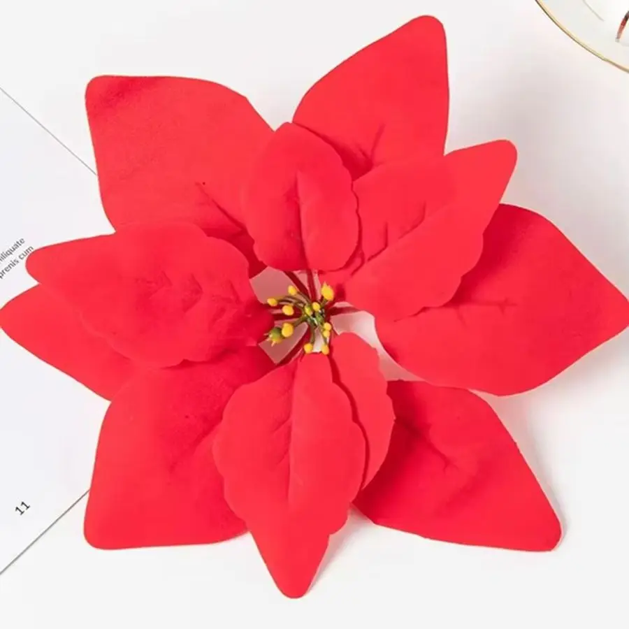 Artificial Flowers Red Wedding Festival Tree Decoration For Home Vase Table Scrapbook Garden Rose Archway Background Wall Stage 2