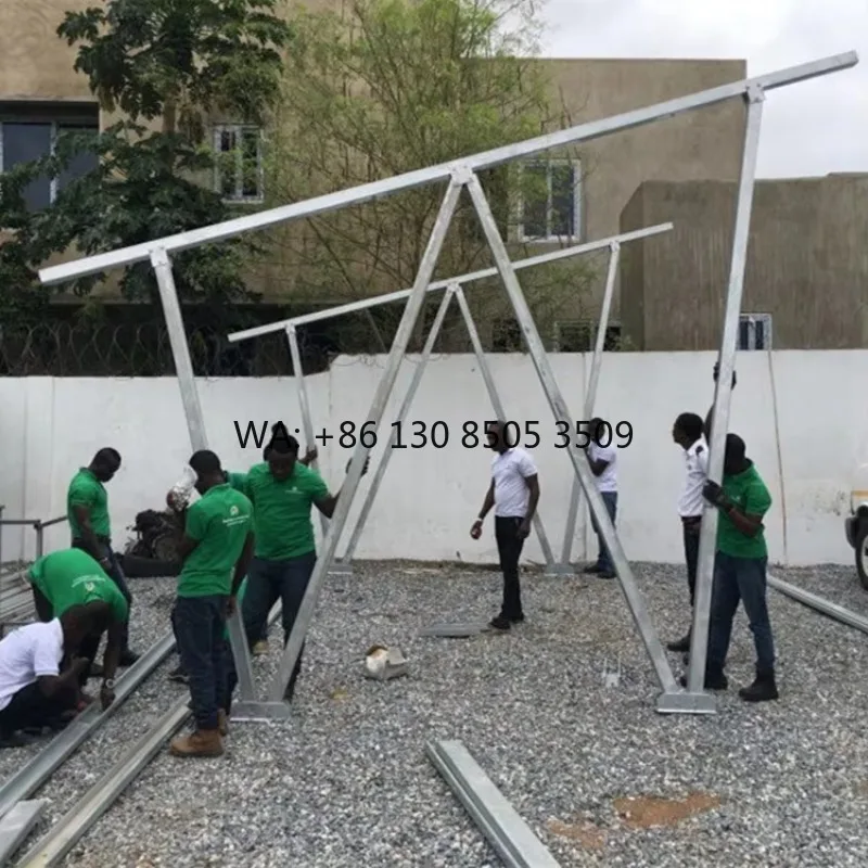 Solar Ground Mounting Structure Solar Mounting Systems Solar Ground Mounted Bracket 5KW 10KW 20KW Natural Customized Lithium EPR