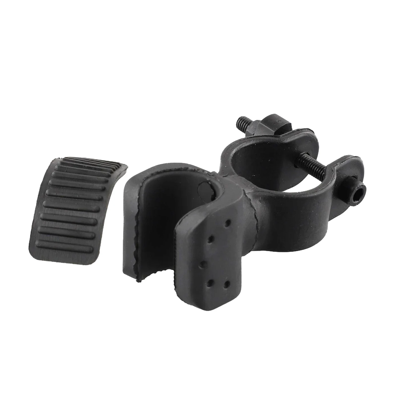 

Bicycle Lamp Holder 360 Rotatable Headlamp Clip Freely Adjustable Toothed Interface Plastics Road Mountain Bike Accessories