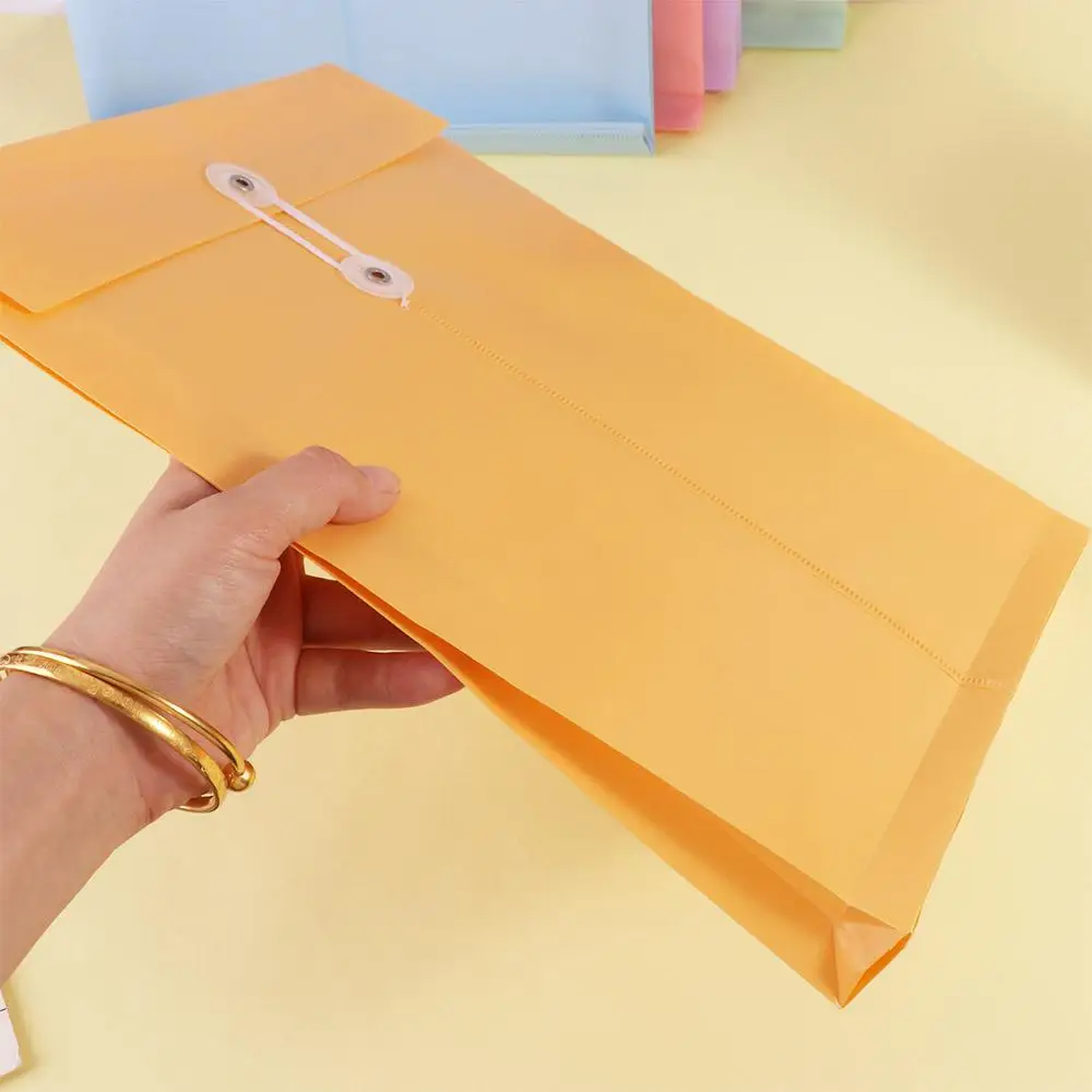 Document Organiser A4 PP File Folder Large Envelopes Archive Folder A4 File Organizer Paper Organizer Large Capacity Storage Bag