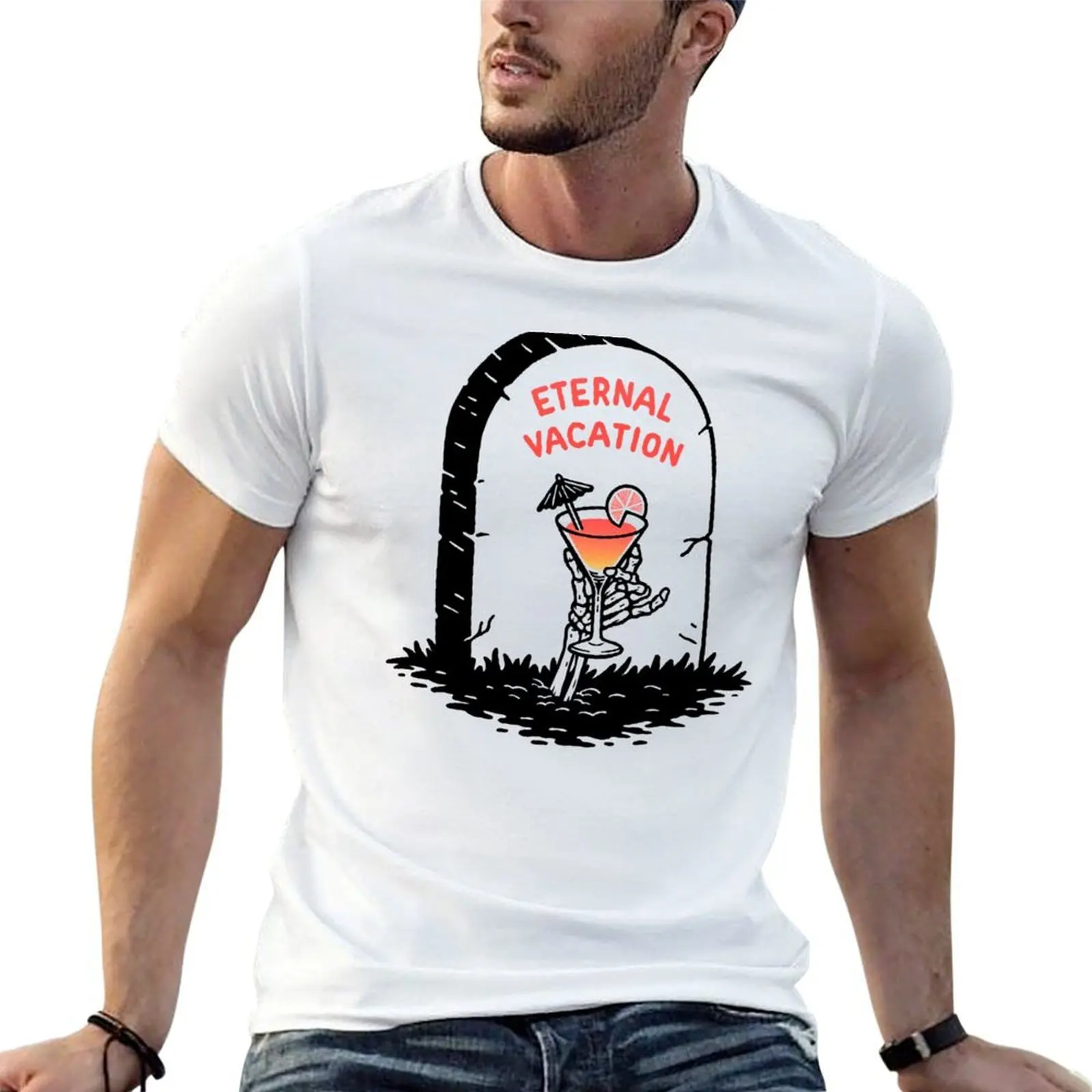 

Eternal Vacation T-Shirt cotton tshirt 100% man t shirt designer anime tshirt T-shirt