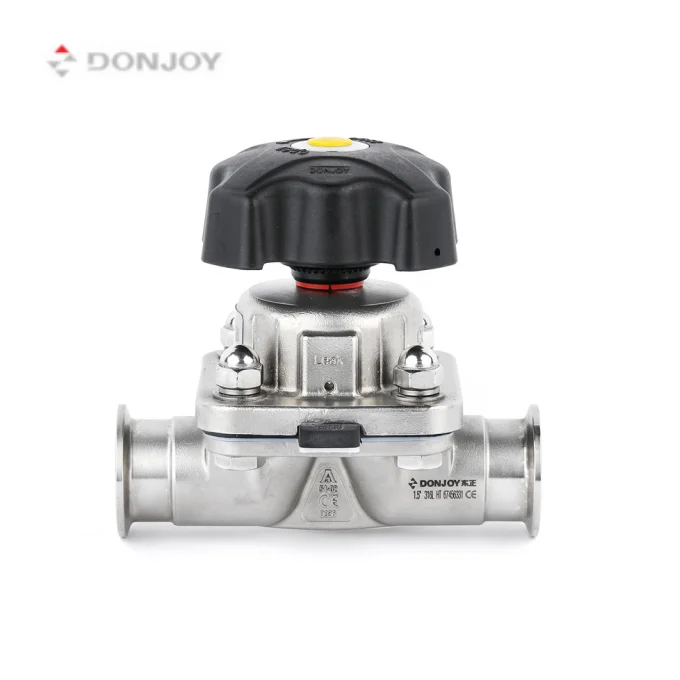 DONJOY sanitary manual diaphragm valve stainless steel diaphragm valve sanitary diaphragm valve