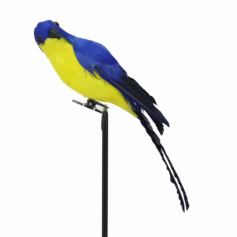 20cm Lifelike Cute Wild Animals Parrot Simulation Toys Soft 6 Doll Birthday Color Gifts Bird Children Kids Garden decoration