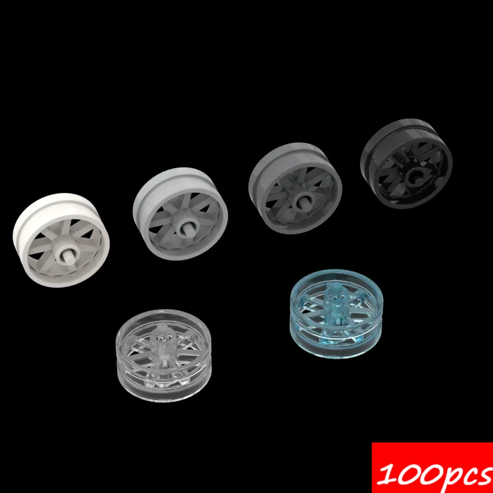 

100 шт., высокотехнологичные сборные частицы 50862 14,58 х 8 колес, набор кирпичных строительных блоков, сменная часть, игрушка для детей, подарки