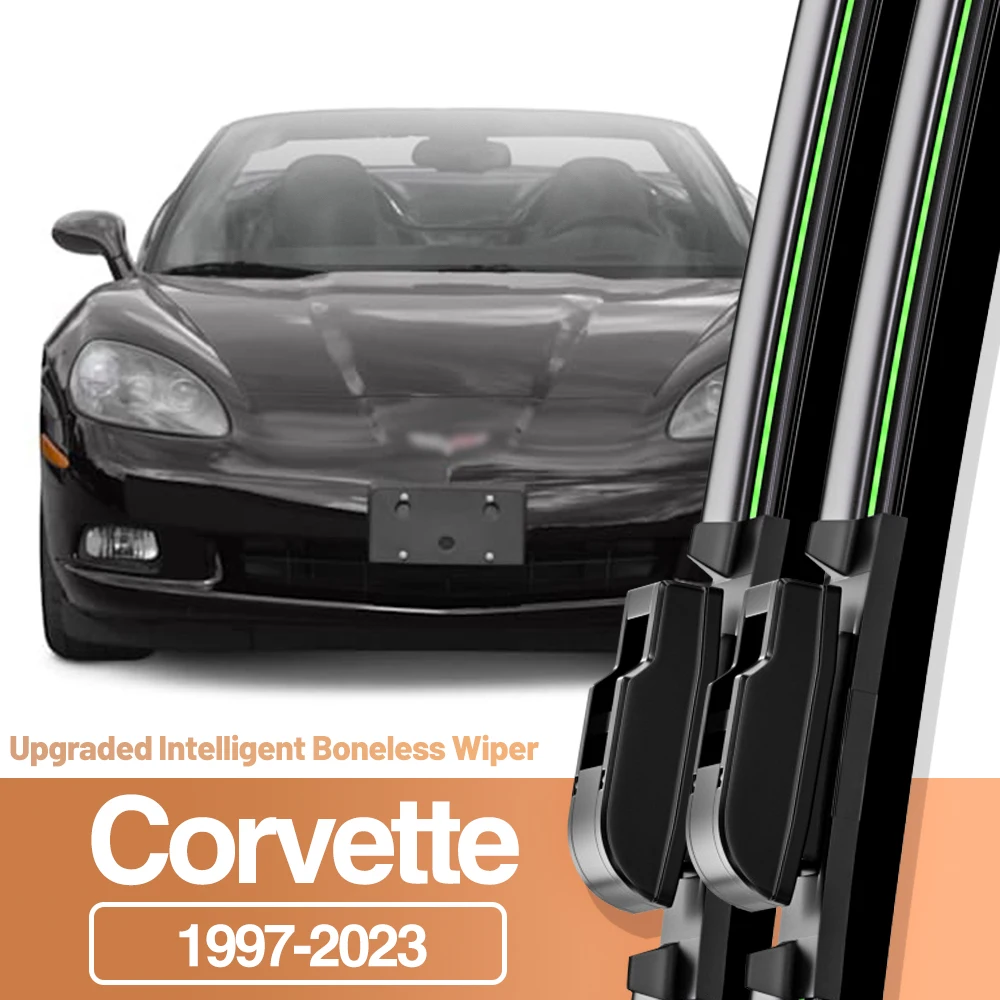 

2pcs For Chevrolet Corvette C5 C6 C7 C8 1997-2023 Front Windshield Wiper Blades Windscreen Window Accessories 2010 2016 2021